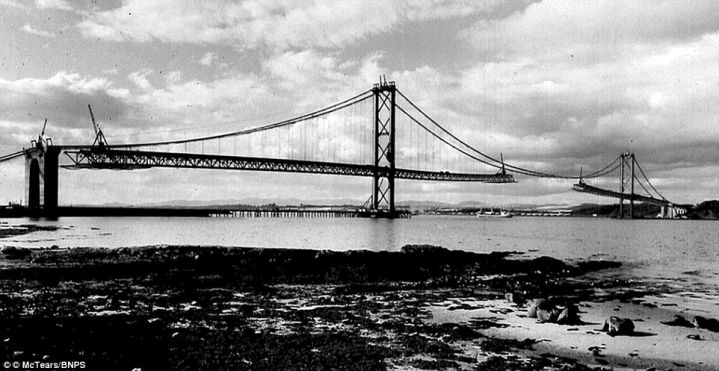 昆斯费里大桥(福斯三桥)世界最大跨度三塔斜拉桥的图11